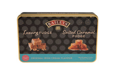 Baileys Fudge Caramels Tin, Luxury Fudge/ Salted Caramel Fudge, 17oz  (Case of 6)