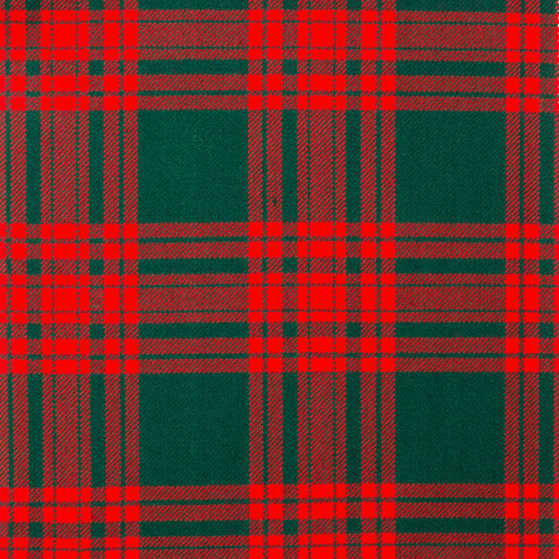 16oz Heavyweight Tartan Fabric   Menzies Green modern