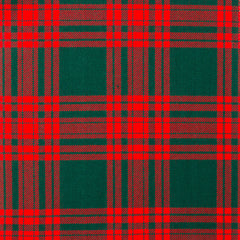 16oz Heavyweight Tartan Fabric   Menzies Green modern