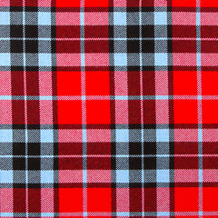 16oz Heavyweight Tartan Fabric   MacTavish modern (aka Thompson Red)