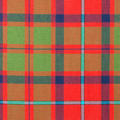 16oz Heavyweight Tartan Fabric   Shaw of Tordarroch Red ancient