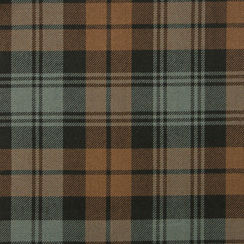 16oz Heavyweight Tartan Fabric   Black Watch weathered (aka Campbell, Grant Hunting)