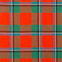 16oz Heavyweight Tartan Fabric   Sinclair Red  ancient