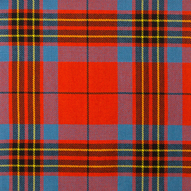16oz Heavyweight Tartan Fabric   Leslie Red ancient