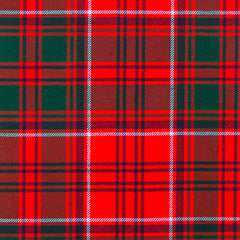 16oz Heavyweight Tartan Fabric   Grant Red modern  (aka Drummond)