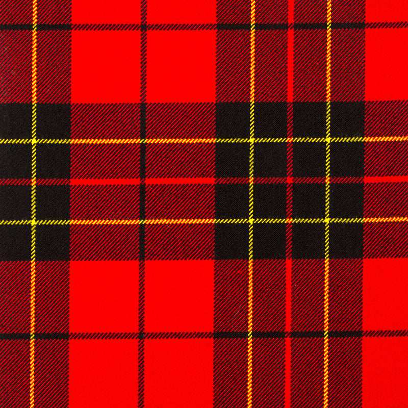 16oz Heavyweight Tartan Fabric   Brodie Red modern