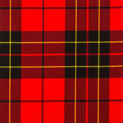 16oz Heavyweight Tartan Fabric   Brodie Red modern