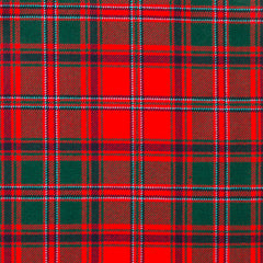 16oz Heavyweight Tartan Fabric   Stewart of Appin Red modern