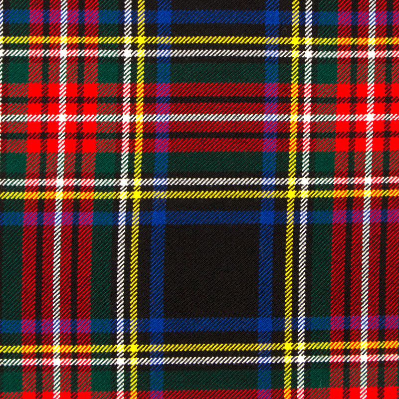 16oz Heavyweight Tartan Fabric   Stewart Black modern