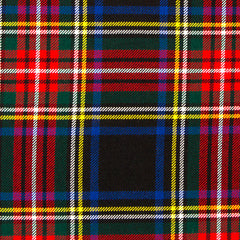 16oz Heavyweight Tartan Fabric   Stewart Black modern