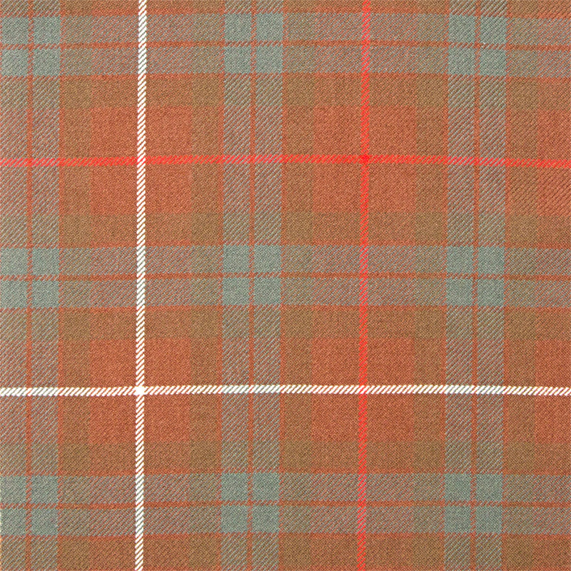 16oz Heavyweight Tartan Fabric   Fraser Hunting weathered