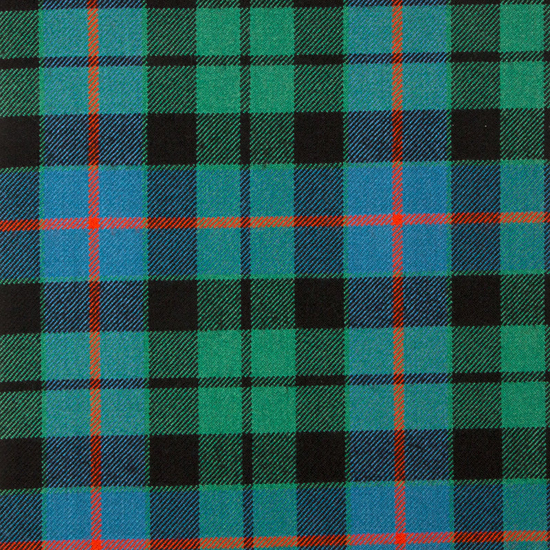 16oz Heavyweight Tartan Fabric   Morrison Green (Hunting) ancient