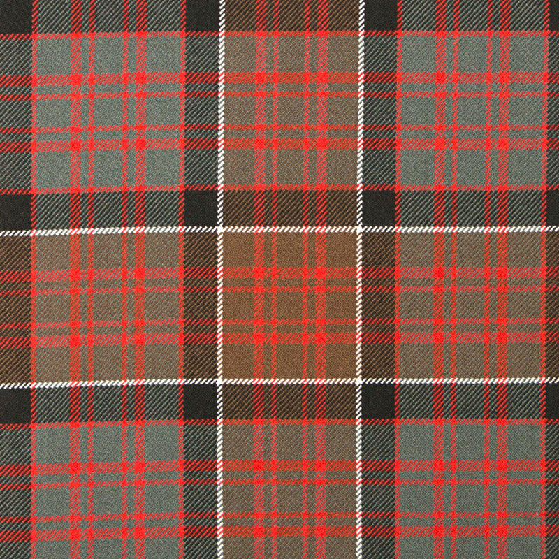 16oz Heavyweight Tartan Fabric   MacDonald of Clanranald weathered