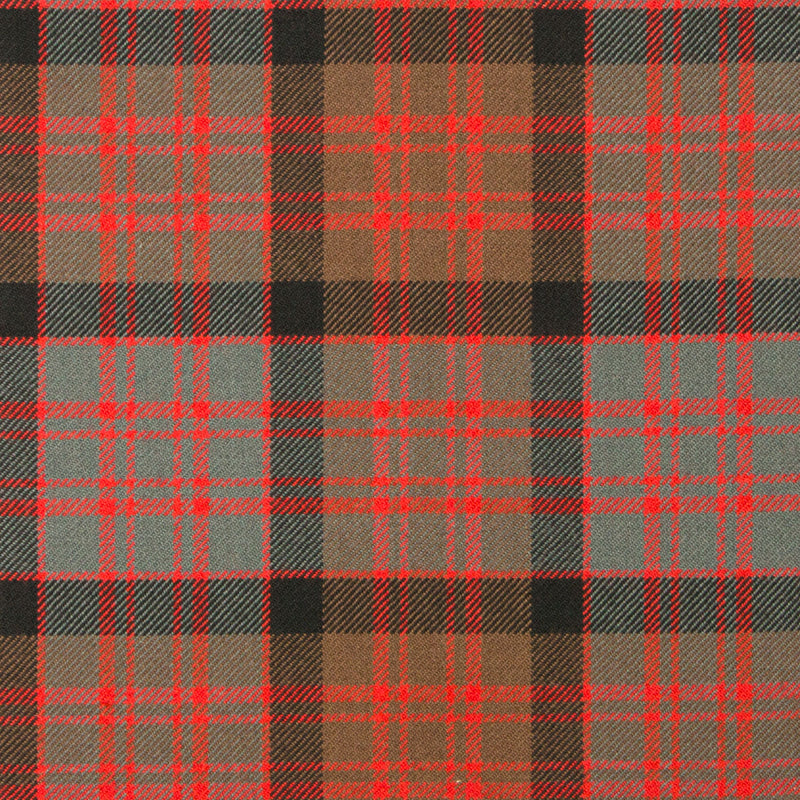 16oz Heavyweight Tartan Fabric   MacDonald Clan weathered