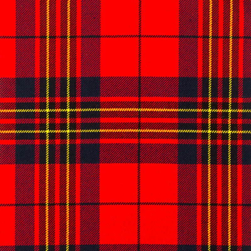 16oz Heavyweight Tartan Fabric   Leslie Red modern
