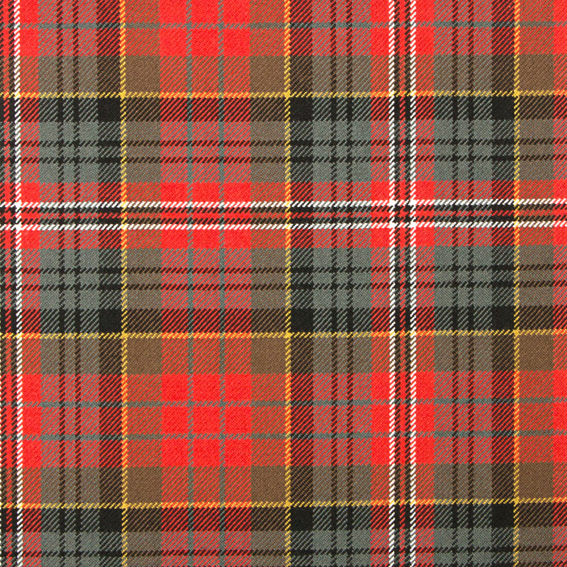 16oz Heavyweight Tartan Fabric   MacPherson Clan weathered