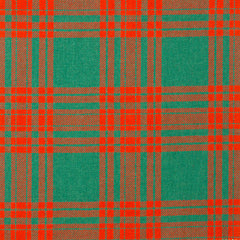 16oz Heavyweight Tartan Fabric   Menzies Green ancient