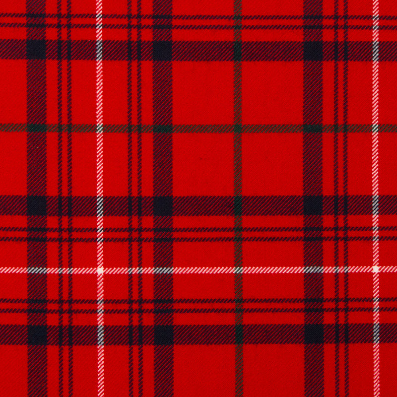 16oz Heavyweight Tartan Fabric   Rose Red modern