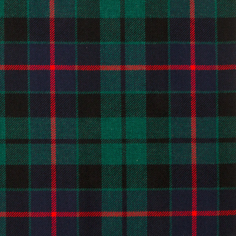 16oz Heavyweight Tartan Fabric   Morrison Green Hunting modern