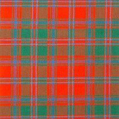 16oz Heavyweight Tartan Fabric   Stewart of Appin Red ancient