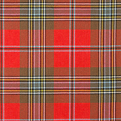 16oz Heavyweight Tartan Fabric   MacLean of Duart Red weathered