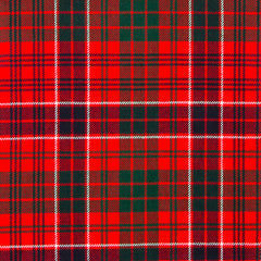 16oz Heavyweight Tartan Fabric   MacRae Clan Red modern