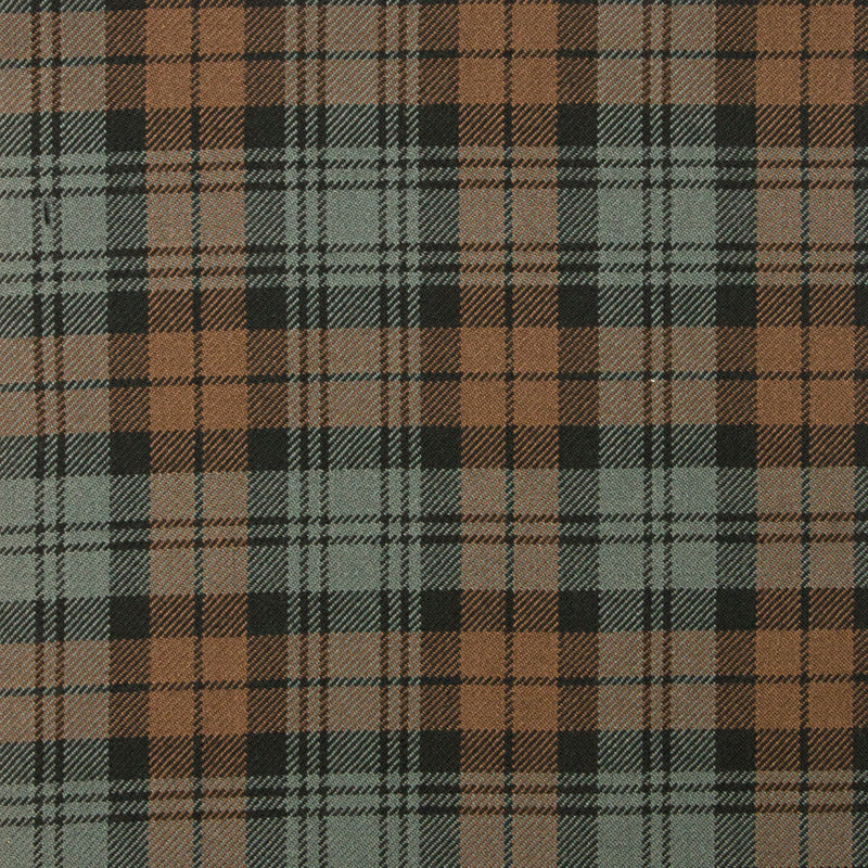16oz Heavyweight Tartan Fabric   Campbell OLD weathered