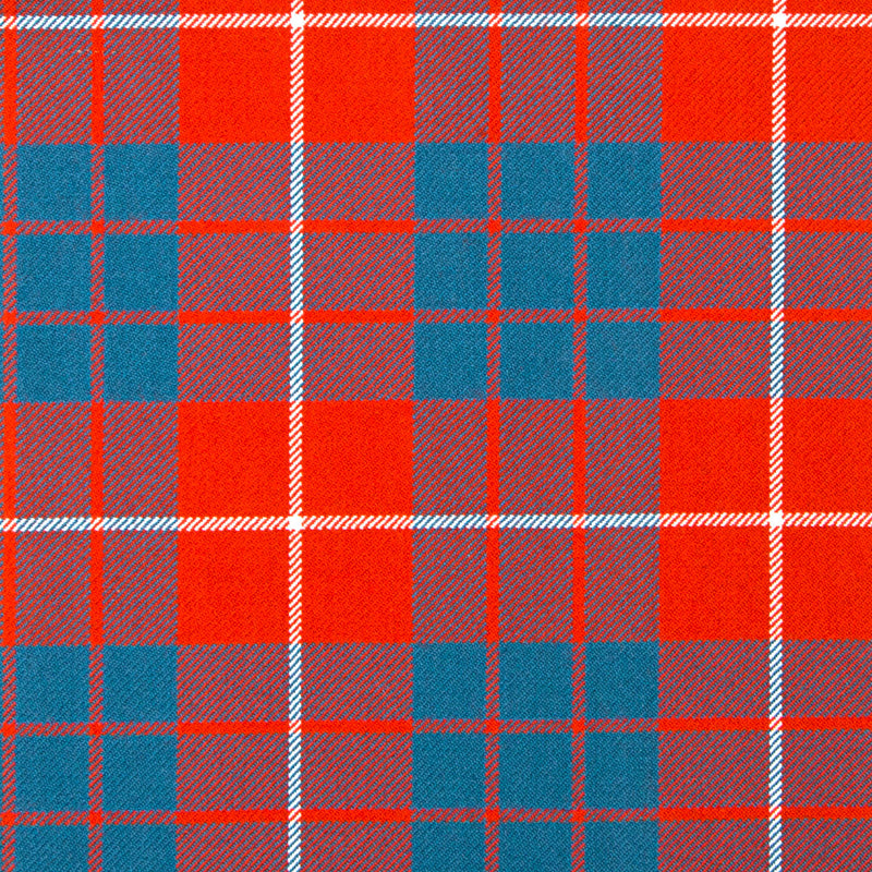 16oz Heavyweight Tartan Fabric   Hamilton Red ancient