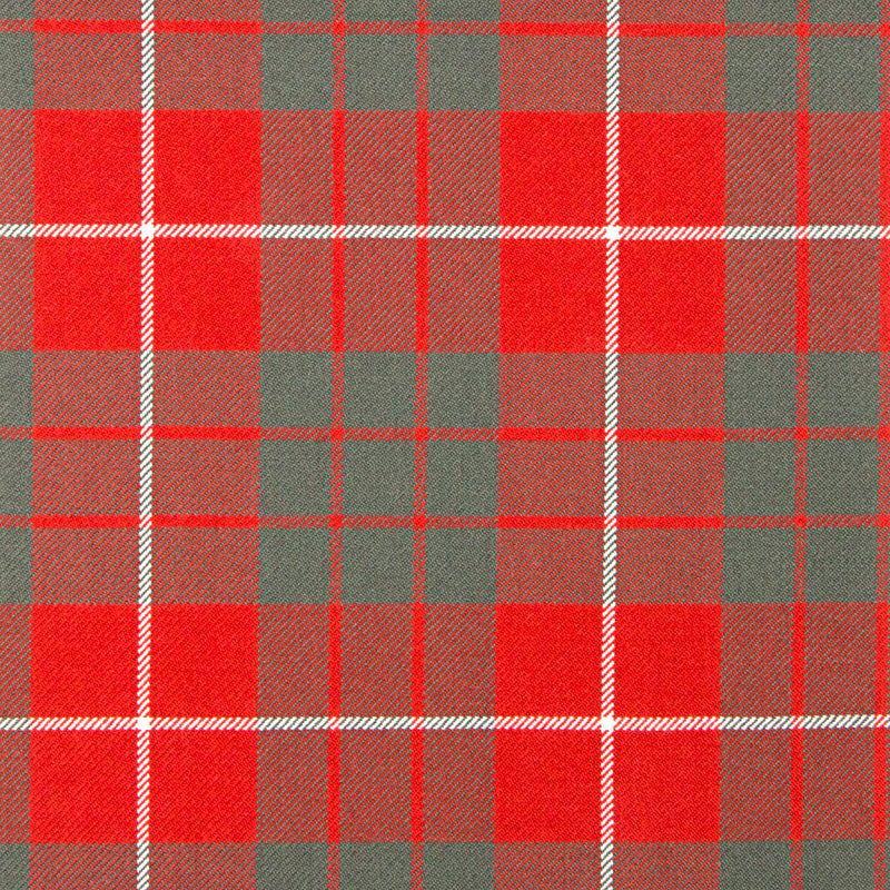 16oz Heavyweight Tartan Fabric   Hamilton Red weathered