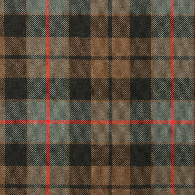 16oz Heavyweight Tartan Fabric   Morrison Green Hunting weathered