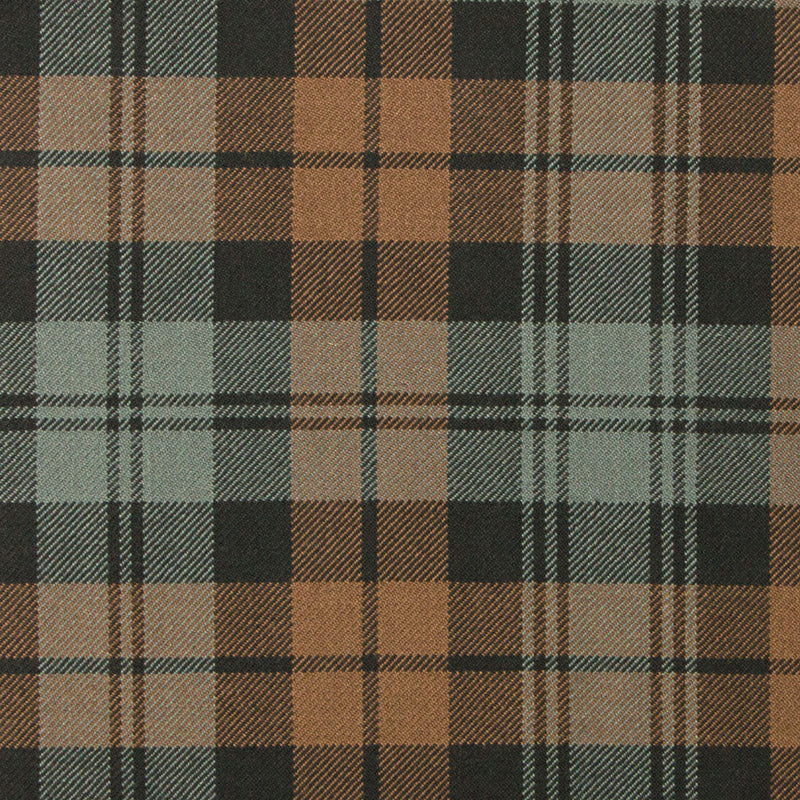 16oz Heavyweight Tartan Fabric   Sutherland Hunting weathered (aka Black Watch / Campbell)