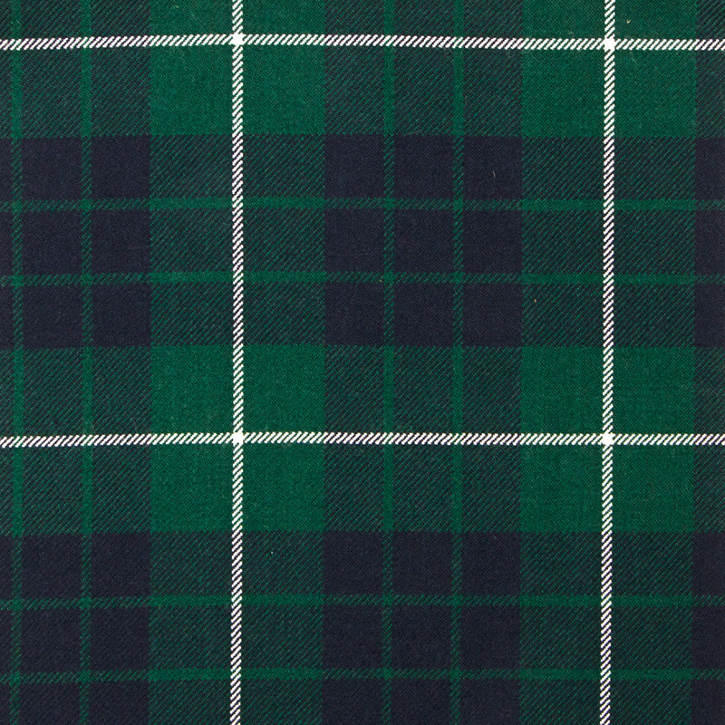 16oz Heavyweight Tartan Fabric   Hamilton Green/Hunting modern