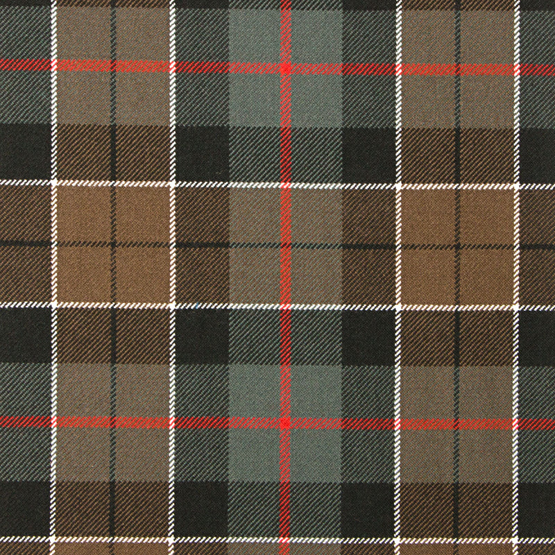 16oz Heavyweight Tartan Fabric   Leslie Green weathered