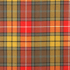 16oz Heavyweight Tartan Fabric   Buchanan Old weathered
