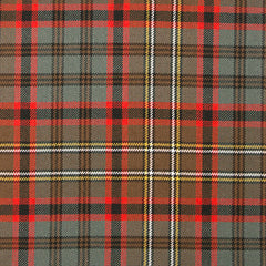 16oz Heavyweight Tartan Fabric   Cunningham Hunting weathered (aka Nicolson Hunting)