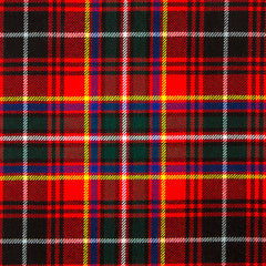 16oz Heavyweight Tartan Fabric   Innes Red modern (aka MacInnes)