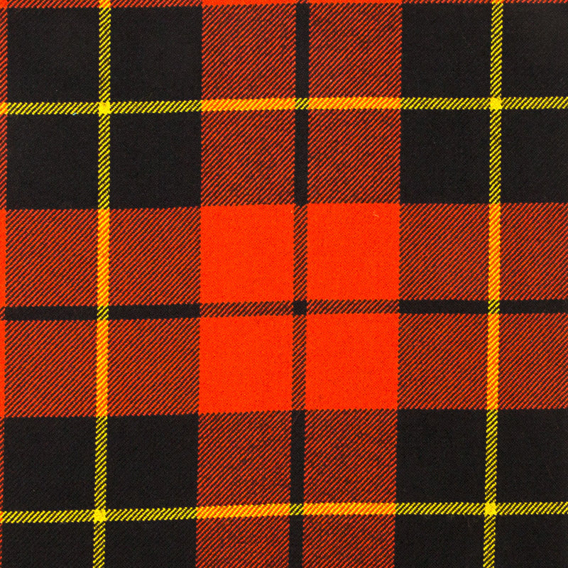 16oz Heavyweight Tartan Fabric   Wallace Red ancient