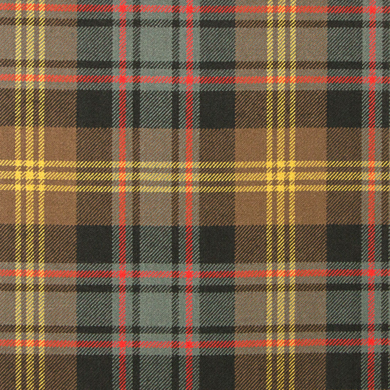 16oz Heavyweight Tartan Fabric   Watson  weathered