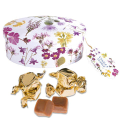 Scottish Wildflowers Tin - 4 oz Vanilla Fudge (Case of 18)