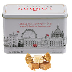 London City Clotted Cream Fudge Tin 10oz (Case of 12)
