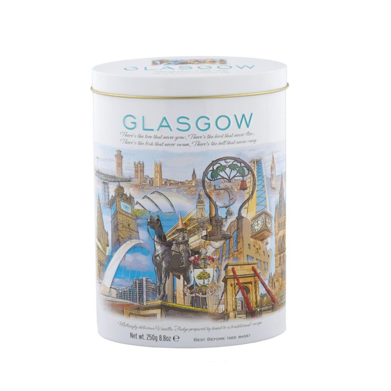 City of Glasgow Vanilla Fudge Tin 8.8oz (Case of 12)