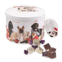 Christmas Cats & Dogs - Chocolate Flavored Fudge (Case of 12)