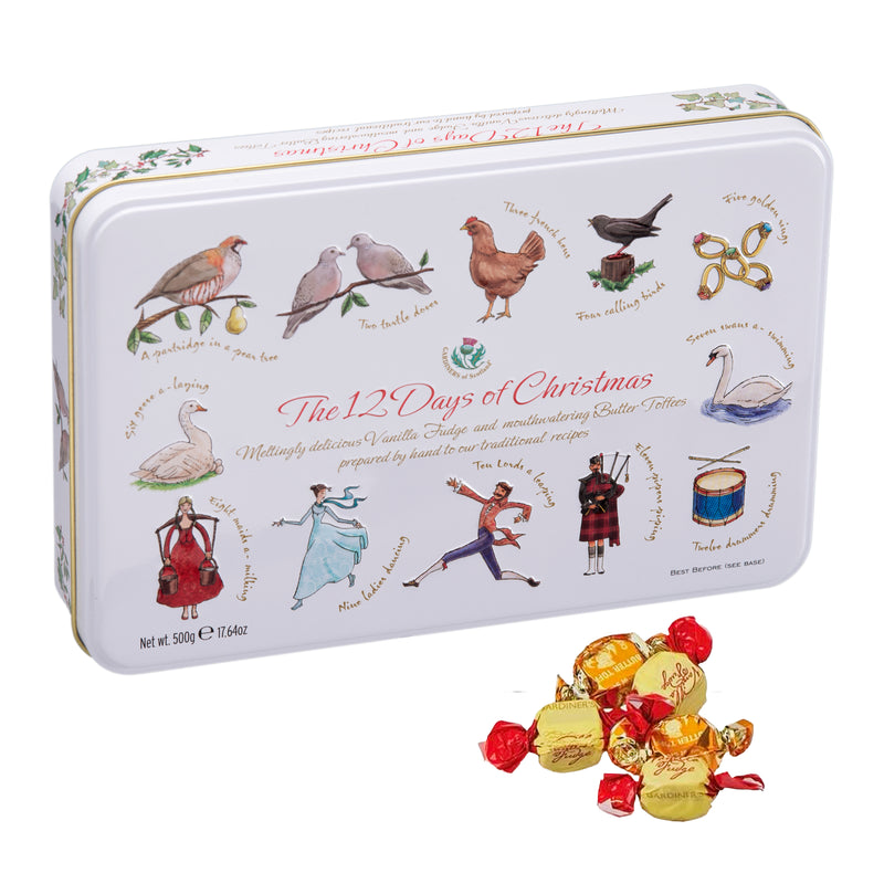 Gardiners 12 Days of Christmas Tin  (Case of 6)