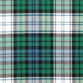 16oz Heavyweight Tartan Fabric   Black Watch Dress ancient
