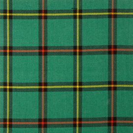 16oz Heavyweight Tartan Fabric   Marr Green ancient