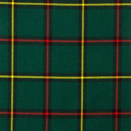 16oz Heavyweight Tartan Fabric   Marr Green modern