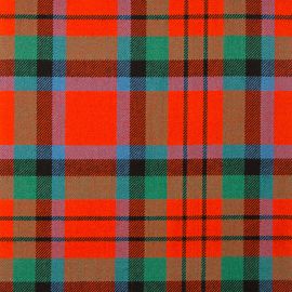 16oz Heavyweight Tartan Fabric   MacDuff Red ancient