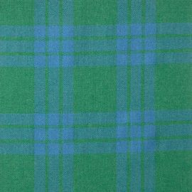 16oz Heavyweight Tartan Fabric   Montgomerie Blue ancient
