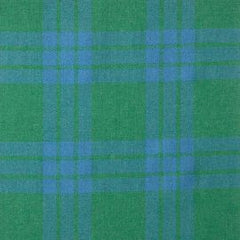16oz Heavyweight Tartan Fabric   Montgomerie Blue ancient