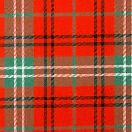 16oz Heavyweight Tartan Fabric   Morrison Red ancient